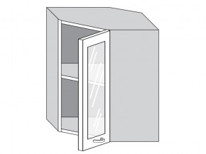 1.60.3у Шкаф настенный (h=720) угловой на 600мм со стекл. дверцей в Лабытнанги - labytnangi.magazinmebel.ru | фото