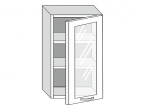 19.50.3 Шкаф настенный (h=913) на 500мм с 1-ой стекл. дверцей в Лабытнанги - labytnangi.magazinmebel.ru | фото