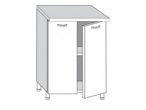 2.60.2 Шкаф-стол на 600мм с 2-мя дверцами в Лабытнанги - labytnangi.magazinmebel.ru | фото