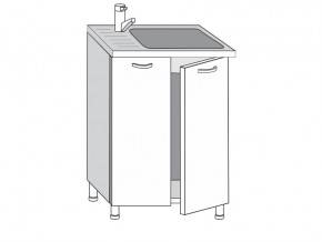 2.60.2м Шкаф-стол на 600мм под врезную мойку с 2-мя дверцами в Лабытнанги - labytnangi.magazinmebel.ru | фото