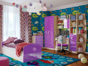 Детская комната Юниор-2 Фиолетовый металлик в Лабытнанги - labytnangi.magazinmebel.ru | фото