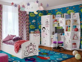 Детская комната Юниор-2 Принцесса в Лабытнанги - labytnangi.magazinmebel.ru | фото - изображение 1