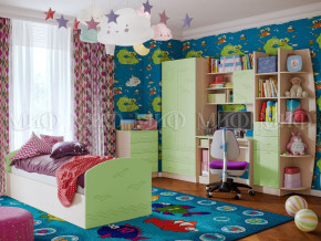 Детская комната Юниор-2 Салатовый в Лабытнанги - labytnangi.magazinmebel.ru | фото
