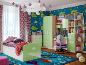 Детская комната Юниор-2 Салатовый металлик в Лабытнанги - labytnangi.magazinmebel.ru | фото - изображение 1