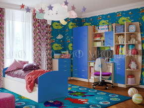 Детская комната Юниор-2 Синий в Лабытнанги - labytnangi.magazinmebel.ru | фото - изображение 1