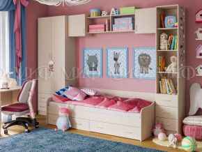 Детская комната Вега 1 Дуб беленый в Лабытнанги - labytnangi.magazinmebel.ru | фото - изображение 1