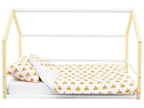 Детская кровать-домик Монтессори Svogen бежево-белый в Лабытнанги - labytnangi.magazinmebel.ru | фото - изображение 7