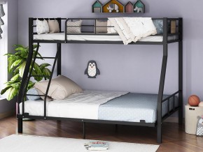 Двухъярусная кровать Гранада-1 140 черный в Лабытнанги - labytnangi.magazinmebel.ru | фото - изображение 1