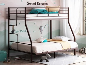 Двухъярусная кровать Гранада-3 140 коричневый в Лабытнанги - labytnangi.magazinmebel.ru | фото