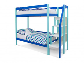 Двухъярусная кровать Svogen мятно-синий в Лабытнанги - labytnangi.magazinmebel.ru | фото - изображение 1