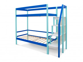 Двухъярусная кровать Svogen мятно-синий в Лабытнанги - labytnangi.magazinmebel.ru | фото - изображение 2