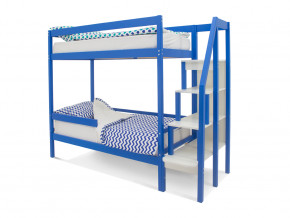 Двухъярусная кровать Svogen с бортиком синий в Лабытнанги - labytnangi.magazinmebel.ru | фото