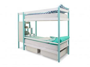 Двухъярусная кровать Svogen с ящиками мятно-белый в Лабытнанги - labytnangi.magazinmebel.ru | фото - изображение 5