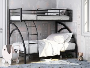 Двухъярусная кровать Виньола 2 Черная в Лабытнанги - labytnangi.magazinmebel.ru | фото - изображение 1