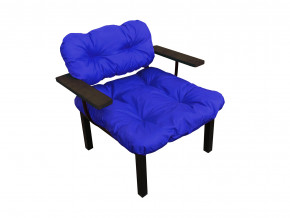 Кресло Дачное синяя подушка в Лабытнанги - labytnangi.magazinmebel.ru | фото