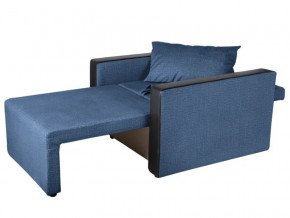 Кресло-кровать Милена с подлокотниками велюр синий в Лабытнанги - labytnangi.magazinmebel.ru | фото - изображение 2