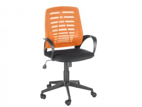 Кресло оператора Ирис стандарт оранжевый/черный в Лабытнанги - labytnangi.magazinmebel.ru | фото - изображение 1