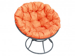 Кресло Папасан без ротанга оранжевая подушка в Лабытнанги - labytnangi.magazinmebel.ru | фото
