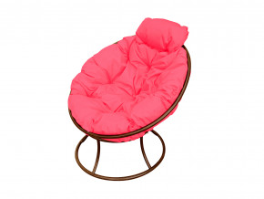 Кресло Папасан мини без ротанга розовая подушка в Лабытнанги - labytnangi.magazinmebel.ru | фото