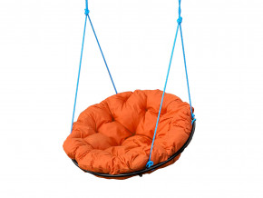 Кресло Папасан подвесное оранжевая подушка в Лабытнанги - labytnangi.magazinmebel.ru | фото - изображение 1