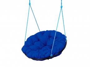 Кресло Папасан подвесное синяя подушка в Лабытнанги - labytnangi.magazinmebel.ru | фото - изображение 1