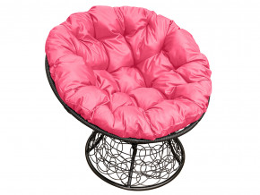 Кресло Папасан с ротангом розовая подушка в Лабытнанги - labytnangi.magazinmebel.ru | фото - изображение 1