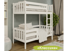 Кровать 2-х ярусная Аист-2 Классика белый 1600х800 мм в Лабытнанги - labytnangi.magazinmebel.ru | фото