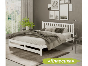 Кровать 2-х спальная Аист-8 Классика белый 1200х2000 мм в Лабытнанги - labytnangi.magazinmebel.ru | фото