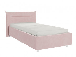 Кровать Альба 900 велюр нежно-розовый в Лабытнанги - labytnangi.magazinmebel.ru | фото - изображение 1