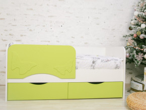 Кровать Бабочка белый/салатовый софт в Лабытнанги - labytnangi.magazinmebel.ru | фото - изображение 1