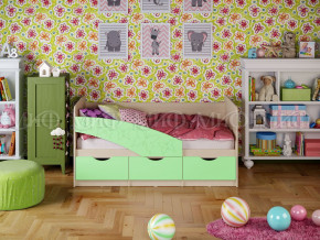 Кровать Бабочки 1600 Салатовый в Лабытнанги - labytnangi.magazinmebel.ru | фото