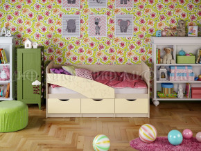 Кровать Бабочки 1600 Ваниль в Лабытнанги - labytnangi.magazinmebel.ru | фото - изображение 1
