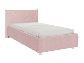 Кровать Бест 900 велюр нежно-розовый в Лабытнанги - labytnangi.magazinmebel.ru | фото