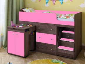 Кровать чердак Малыш 80х180 бодега-розовый в Лабытнанги - labytnangi.magazinmebel.ru | фото - изображение 1