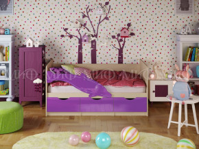 Кровать Дельфин-1 1800 Фиолетовый металлик в Лабытнанги - labytnangi.magazinmebel.ru | фото
