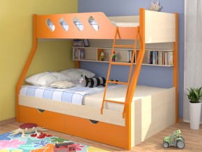 Кровать Дельта 20.02 оранжевая в Лабытнанги - labytnangi.magazinmebel.ru | фото