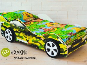 Кровать детская машина Хаки в Лабытнанги - labytnangi.magazinmebel.ru | фото - изображение 2