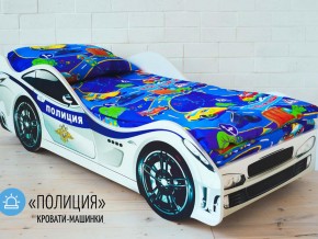 Кровать детская машина Полиции в Лабытнанги - labytnangi.magazinmebel.ru | фото