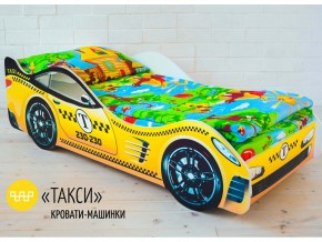 Кровать детская машина Такси в Лабытнанги - labytnangi.magazinmebel.ru | фото