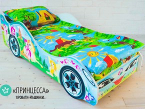Кровать детская машинка Принцесса в Лабытнанги - labytnangi.magazinmebel.ru | фото - изображение 1