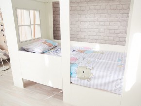Кровать детская Теремок без ящика белая в Лабытнанги - labytnangi.magazinmebel.ru | фото - изображение 2