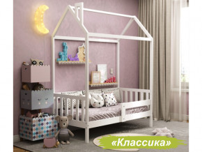 Кровать Домик Аист-1 Классика белый 1600х800 в Лабытнанги - labytnangi.magazinmebel.ru | фото