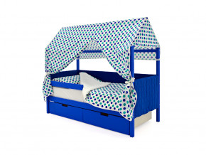 Кровать-домик мягкий Svogen с ящиками и бортиком синий в Лабытнанги - labytnangi.magazinmebel.ru | фото - изображение 6