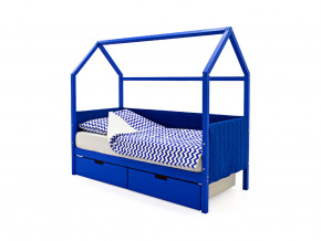 Кровать-домик мягкий Svogen с ящиками синий в Лабытнанги - labytnangi.magazinmebel.ru | фото