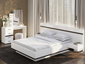 Кровать двойная Соло 1600 Белый в Лабытнанги - labytnangi.magazinmebel.ru | фото - изображение 2