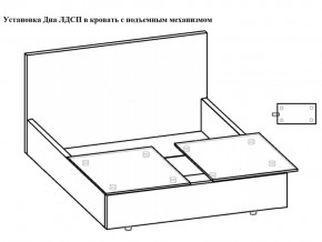 Кровать Феодосия норма 140 с механизмом подъема и дном ЛДСП в Лабытнанги - labytnangi.magazinmebel.ru | фото - изображение 5