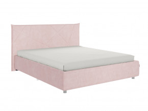 Кровать Квест 1600 велюр нежно-розовый в Лабытнанги - labytnangi.magazinmebel.ru | фото