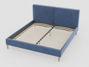 Кровать Линси 1200 синий в Лабытнанги - labytnangi.magazinmebel.ru | фото - изображение 1