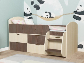 Кровать Малыш-7 Дуб-Бодега в Лабытнанги - labytnangi.magazinmebel.ru | фото