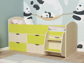 Кровать Малыш-7 Дуб-лайм в Лабытнанги - labytnangi.magazinmebel.ru | фото - изображение 1